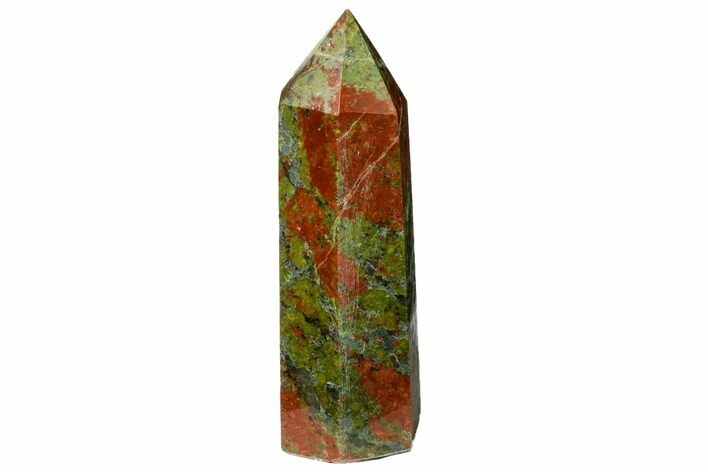 Tall, Polished Unakite Obelisk - South Africa #151835